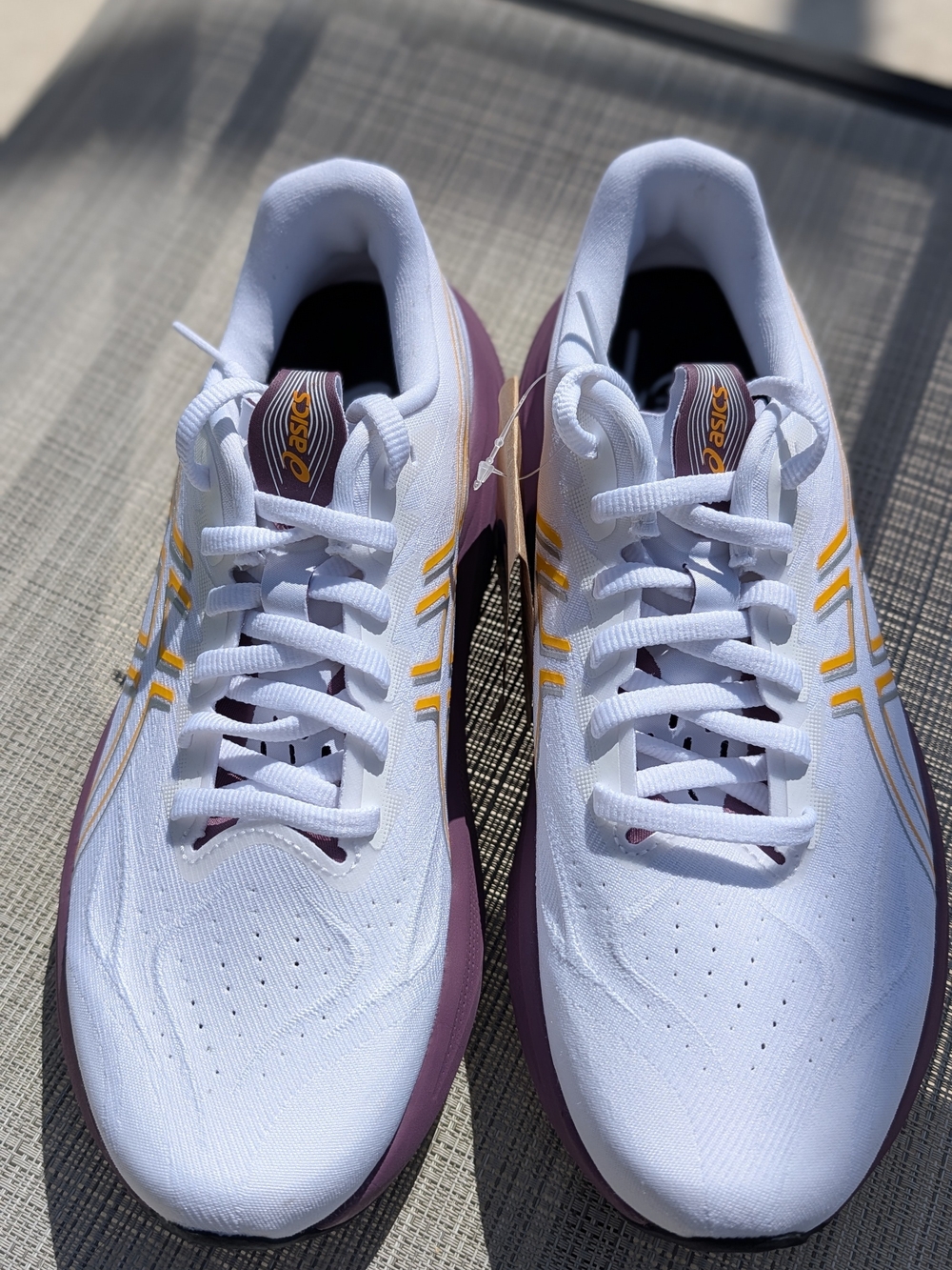 ASICS GT-2000 14 Womens 8.5 White Purple Gold Running Shoes New No Box - Picture 9 of 13